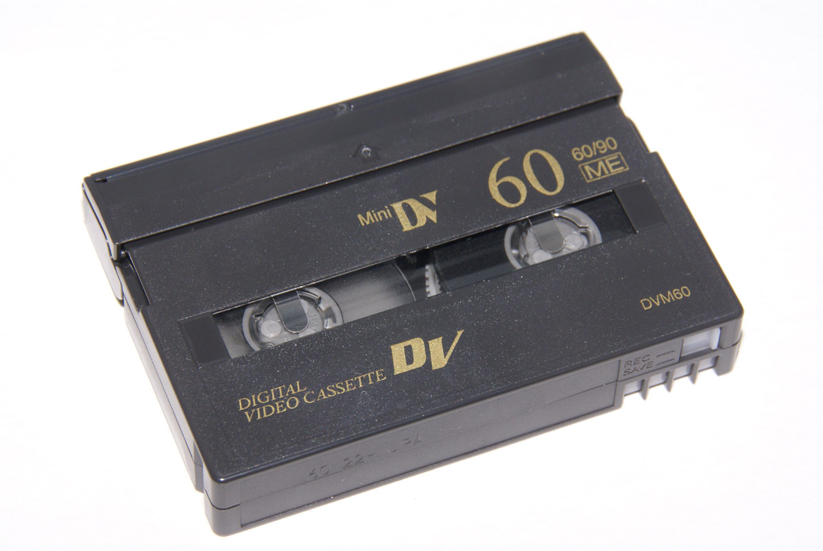 Picture of a Mini DV Tape